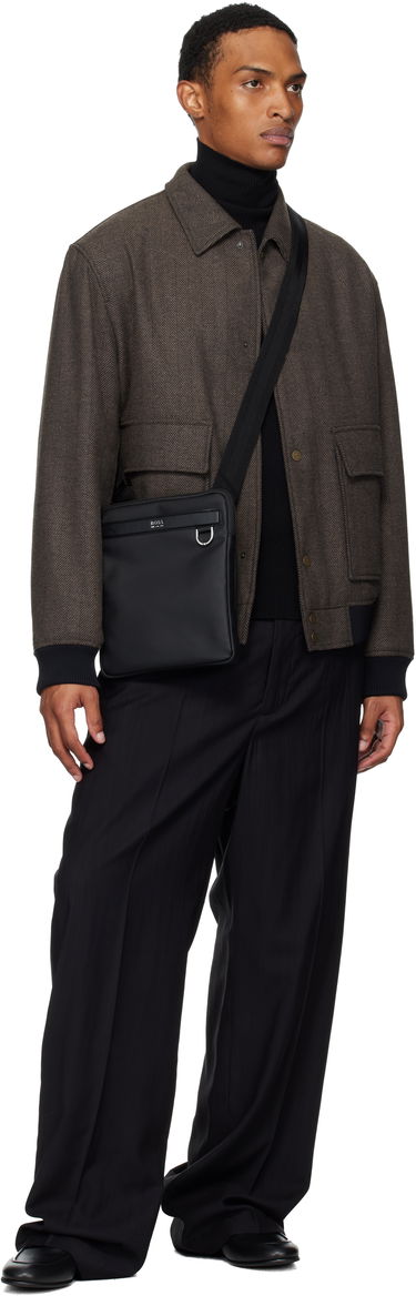 Olkalaukku BOSS Smooth & Structured Reporter Bag Musta | 50548791, 3
