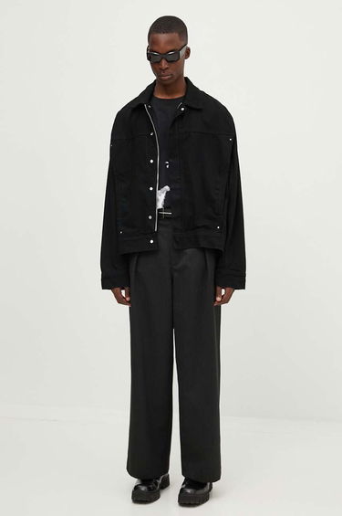 T-paita HELIOT EMIL Abstract Portrait Print T-Shirt Musta | HE.M.09.041.C07, 2