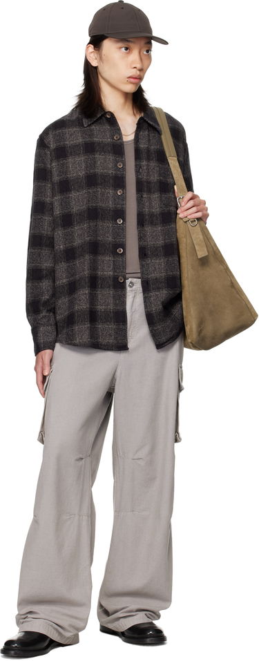 Paita OUR LEGACY OUR LEGACY Checked Button-Down Shirt Harmaa | M4252AO, 3