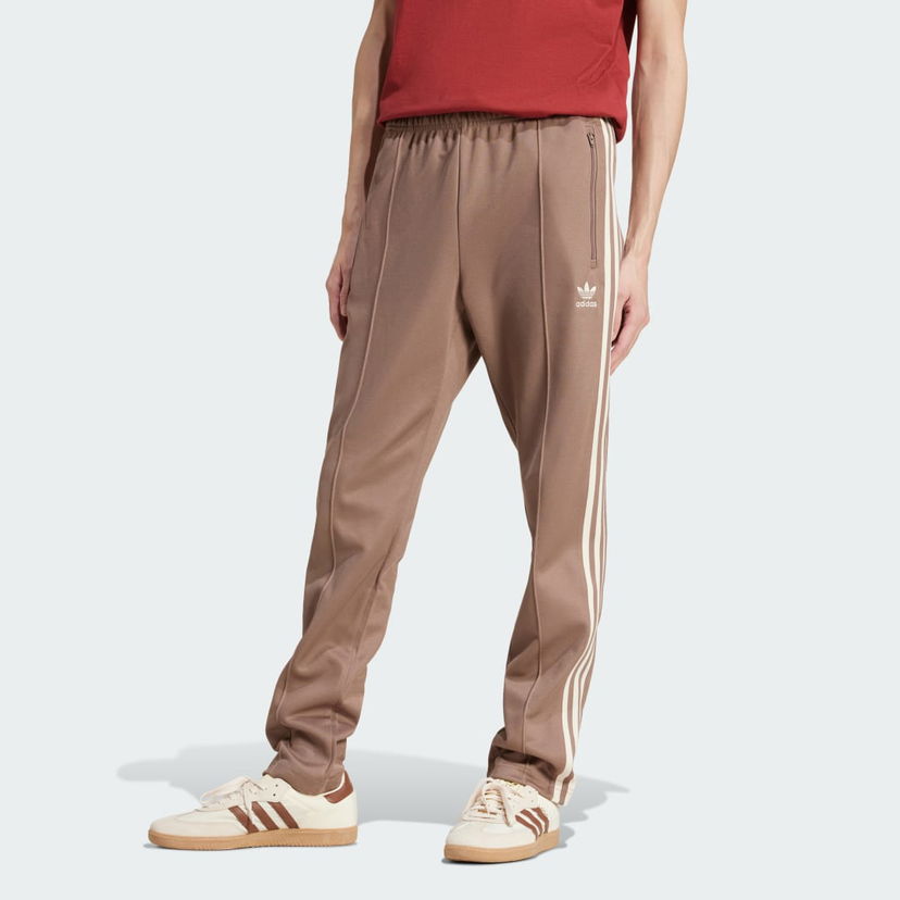 Verryttelyhousut adidas Performance Classics Beckenbauer Track Pants Ruskea | JP2525