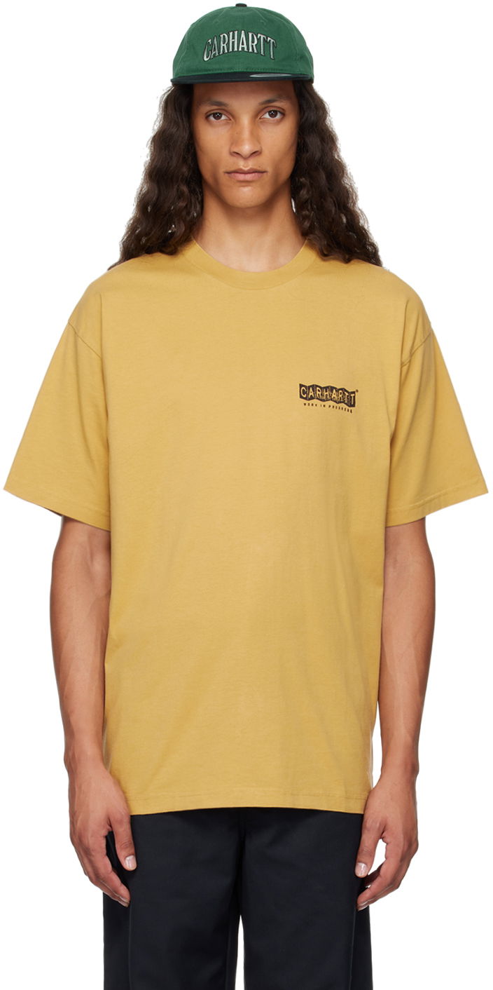 T-paita Carhartt WIP Stamp Graphic T-Shirt Keltainen | I033670