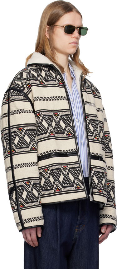 Takki ISABEL MARANT Isabel Marant Nelkis Patterned Jacket Beige | 25PVE0274HB-C1D03H, 1