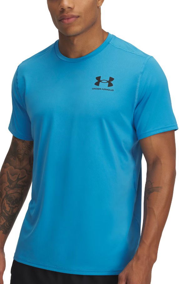 T-paita Under Armour HeatGear Fitted Short Sleeve T-Shirt Sininen | 6000939-452
