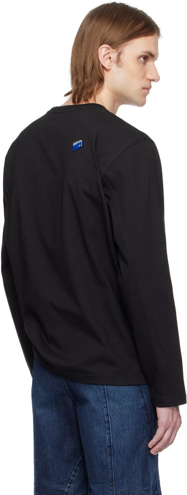 T-paita ADER ERROR ADER error Sig; TRS Tag 01 Long Sleeve T-Shirt Musta | BO42FYTS0201BK, 2