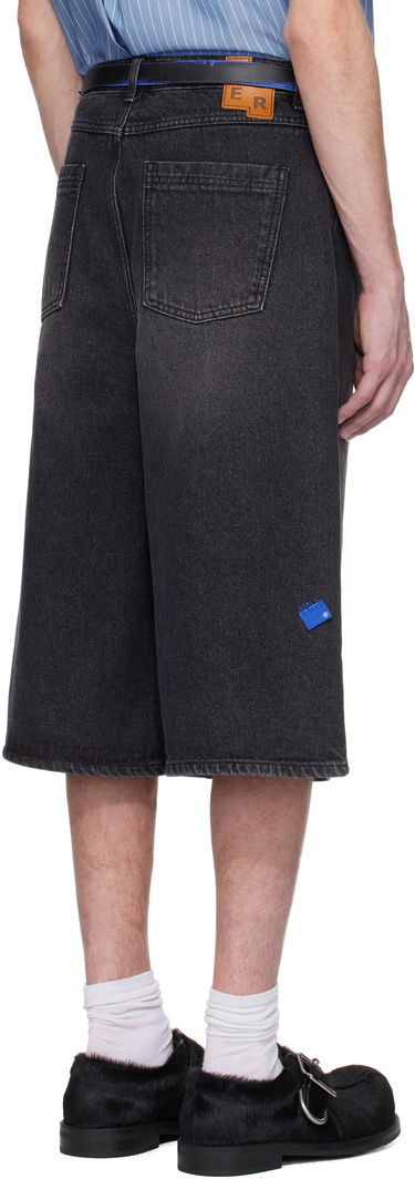Shortsit ADER ERROR ADER error Sig; TRS Tag 01 Denim Shorts Musta | BN42FYJE0201BK, 2