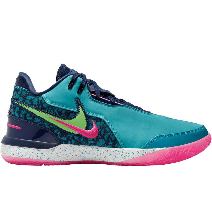 Koripallo Nike ZOOM LEBRON NXXT GEN AMPD DIGITAL VICE, DUSTY CACTUS/GREEN STRIKE-MIDNIGHT NAVY-FIERCE PINK-PLAYFUL PINK-SAIL Sininen | FJ1566-300