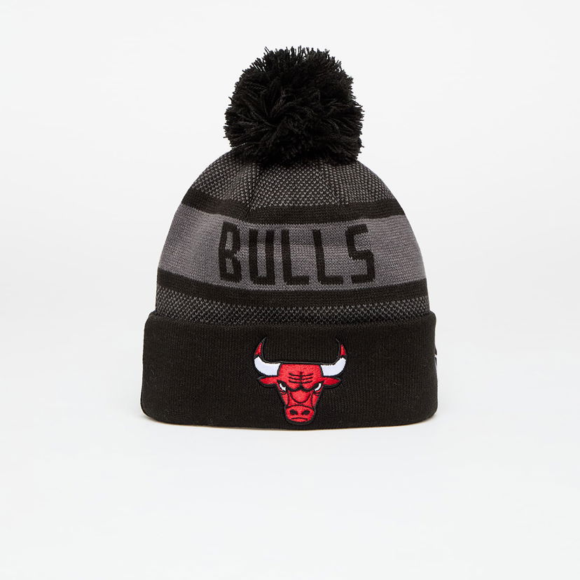 Pipo New Era Chicago Bulls Knit Medium NBA Jake Cuff Beanie Musta | 60565217