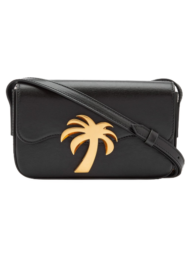 Olkalaukku Palm Angels Baguette Palm Bag Musta | PWNQ012F22LEA0011076