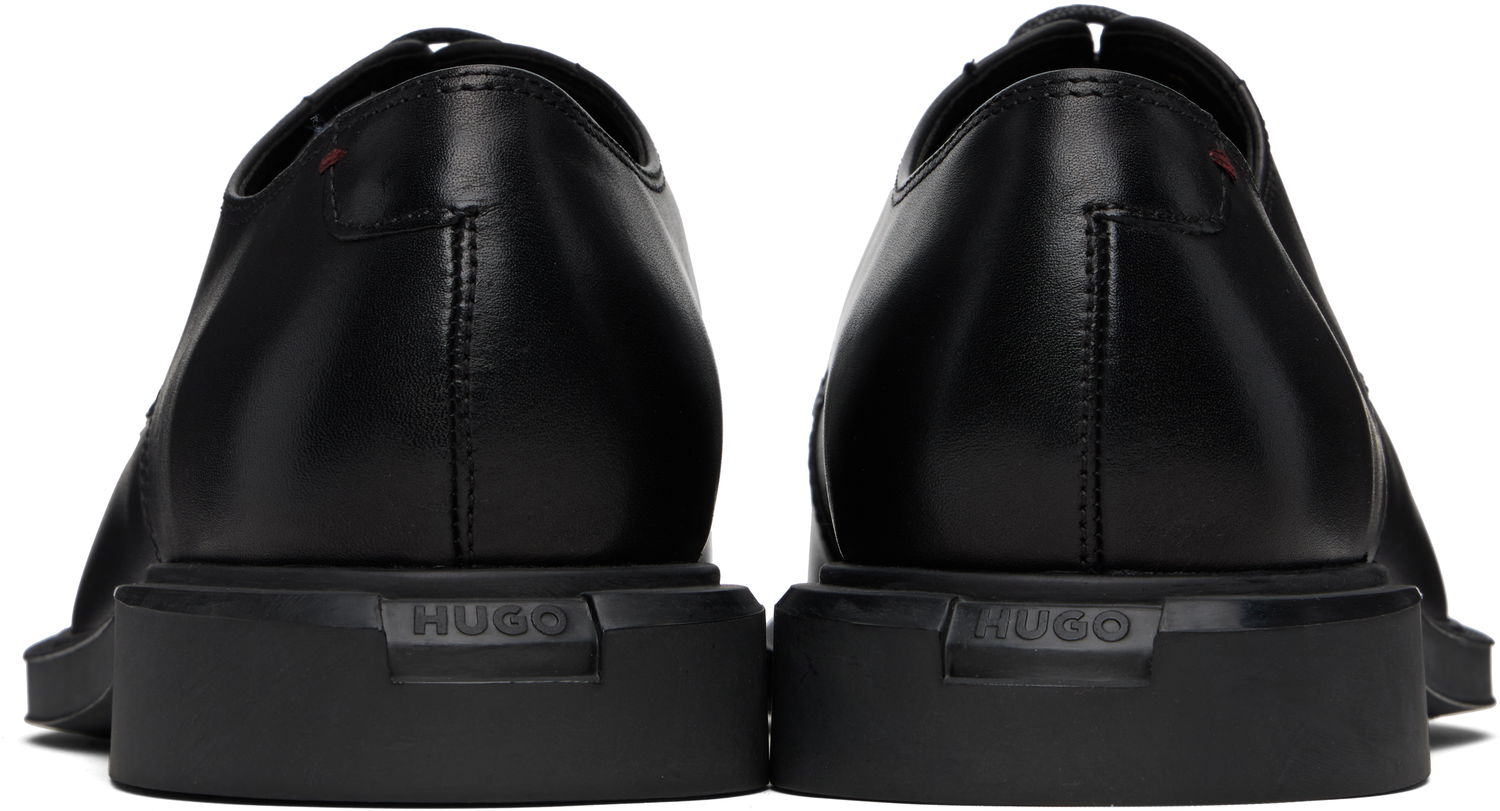 Tennarit ja kengät BOSS Rubber-Sole Leather Derbys Musta | 50529049, 1