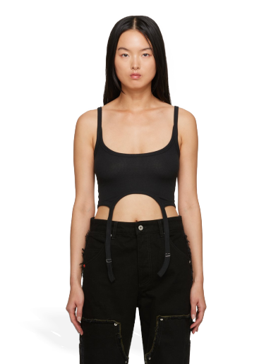 Tankkitoppi HERON PRESTON Hooks Tank Top Musta | HWAC005F23JER0011000