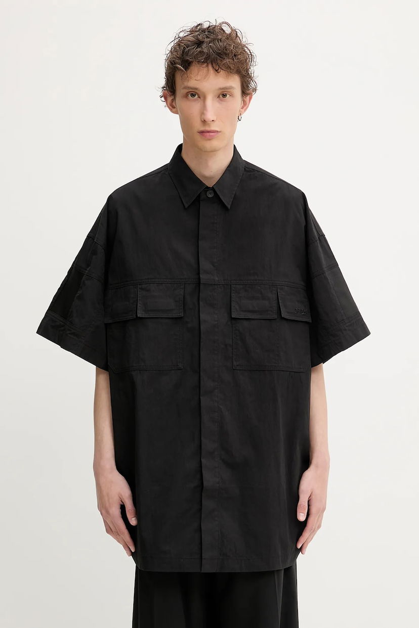Paita 032C 032C 'My Own Mind' Relaxed Fit Shirt Musta | S25.MRW.1301.000