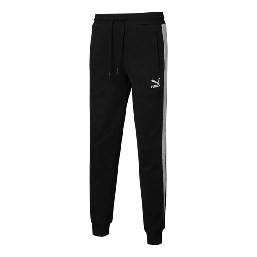 Verryttelyhousut Puma Knit Pants with Side Tape Musta | 534982-01, 0