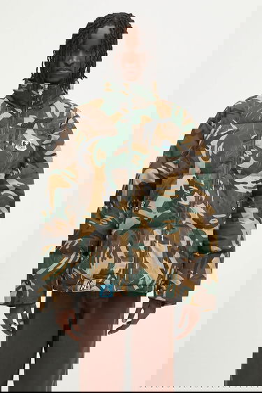 Puffer takki AAPE by A Bathing Ape AAPE Main Down Jacket Vihreä | AAPDNM7665XAN, 3