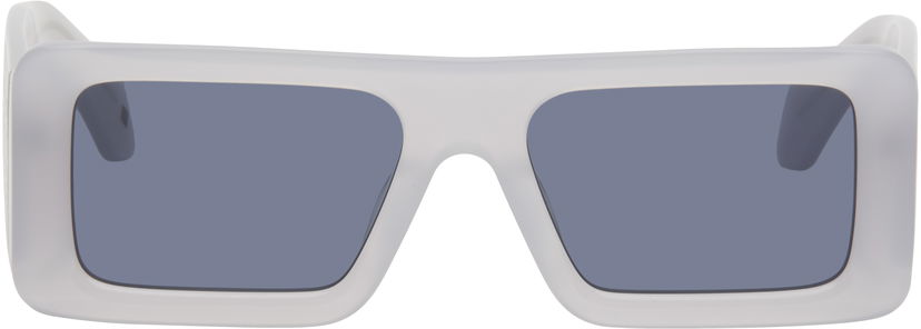 Aurinkolasit Off-White Troy Square Sunglasses Valkoinen | OERI140S25PLA0010945