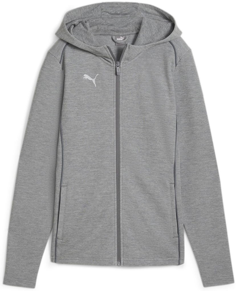 Huppari Puma teamFINAL Casuals Hooded Jkt Wmn Harmaa | 658531-33