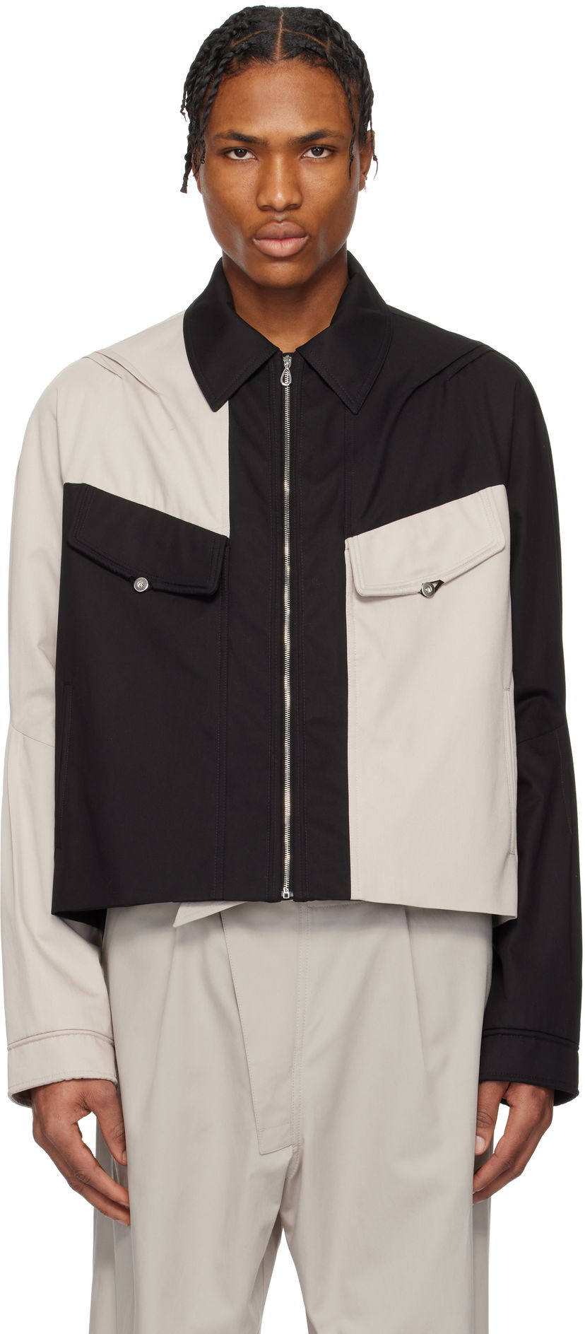 Takki KIKO KOSTADINOV Kiko Kostadinov Alec K-Dart Zip-Up Jacket Monivärinen | KKSS25J07-50