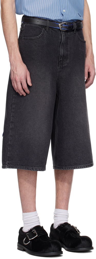 Shortsit ADER ERROR ADER error Sig; TRS Tag 01 Denim Shorts Musta | BN42FYJE0201BK, 1