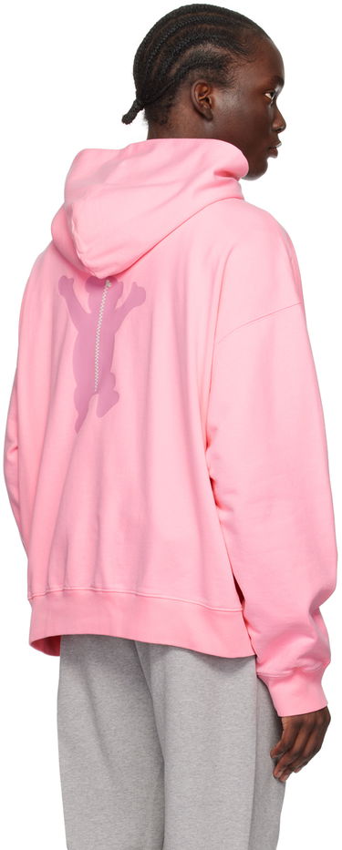 Huppari We11done Teddy Graphic Print Hoodie Vaaleanpunainen | WD-TH3-22-727-U-PK, 2