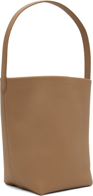 Kangaskassi The Row Medium Pebbled Leather Tote Bag Ruskea | W1313-L129, 1