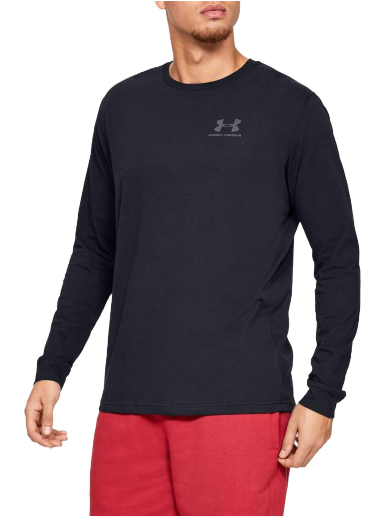 T-paita Under Armour Sportstyle Left Chest T-Shirt Musta | 1329585-001