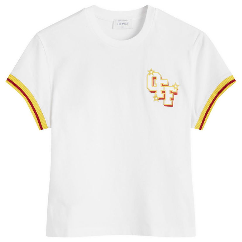 T-paita Off-White Fitted T-Shirt Valkoinen | OWAA112W24JER0010101