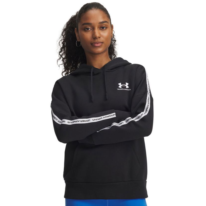 Huppari Under Armour Under Armour Icon Taped Hoodie Musta | 6003708-004