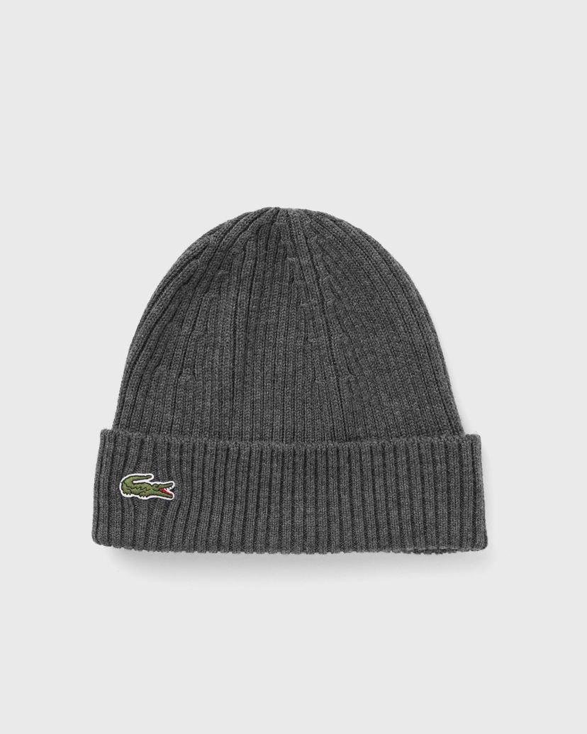 Pipo Lacoste Lacoste Knitted Beanie Harmaa | RB0001-050