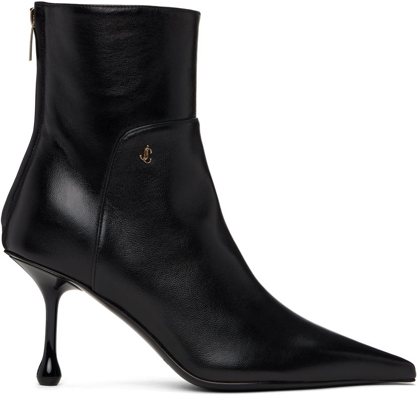 Kengänhoito Jimmy Choo Jimmy Choo Cycas 80 Leather Ankle Boots Musta | CYCAS AB 80 NAP