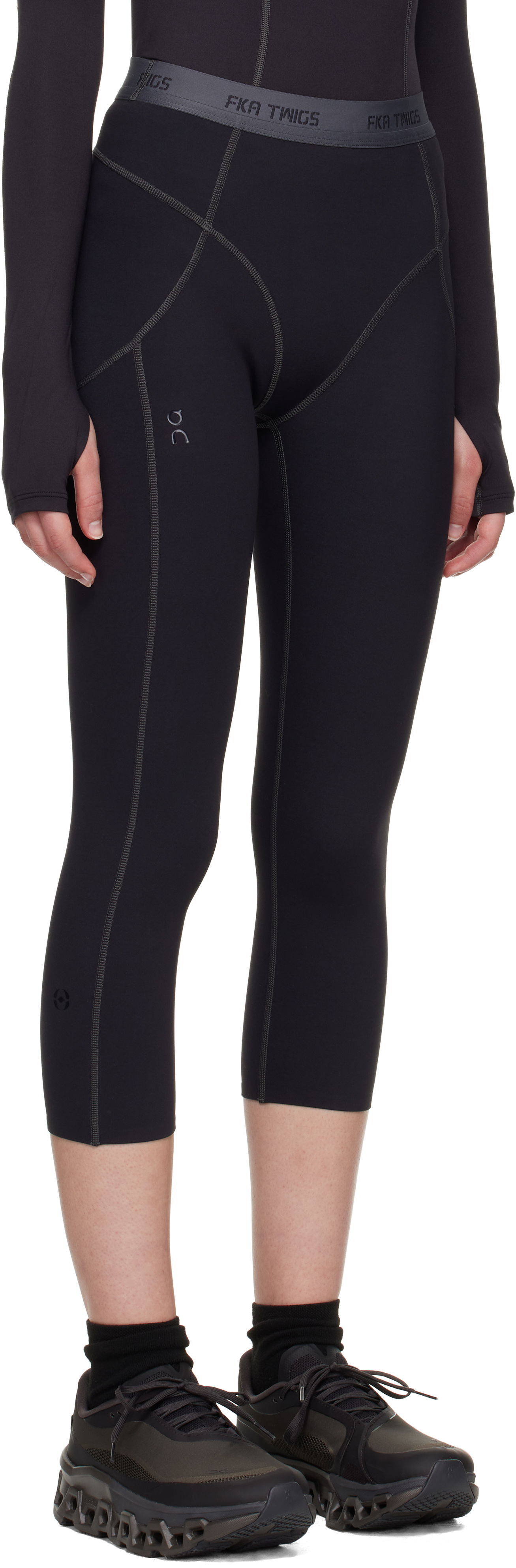Leggingsit On Running FKA twigs Edition Studio Sport Cropped Leggings Musta | 1WF11690553, 1