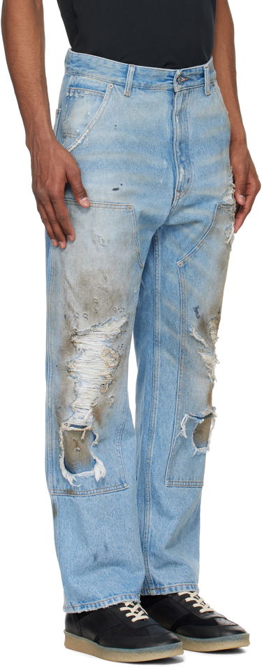 Jeans Maison Margiela MM6 Maison Margiela Distressed Carpenter Jeans Sininen | SH2LA0017 M30018, 1