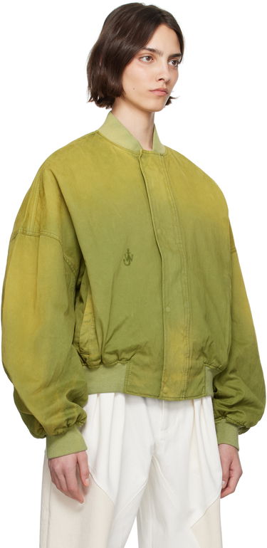 Bomber-takki JW Anderson JW Anderson Relaxed Cotton Bomber Jacket Vihreä | JK0382-PG1767, 4