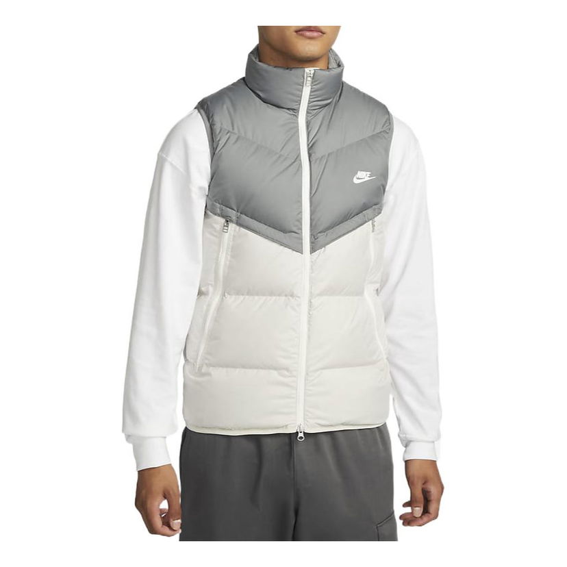 Liivi Nike Stand Collar Down Vest Valkoinen | DV1136-084