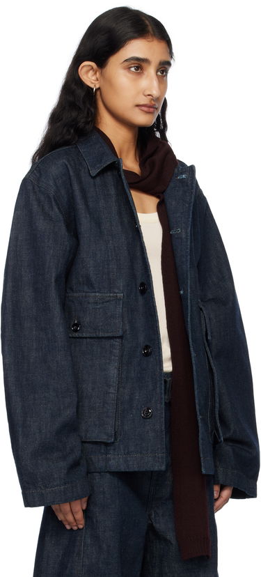Takki LEMAIRE LEMAIRE Boxy Denim Jacket Sininen | OW306 LD068, 4