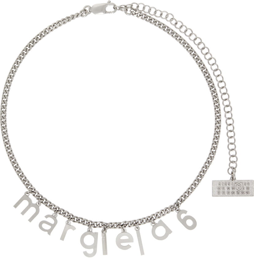 Kaulakoru Maison Margiela MM6 Maison Margiela Letter Logo Chain Necklace Metallinen | SM6UU0069 P7212