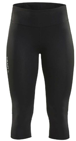 Leggingsit Craft RUSH CAPRI Women's Running Capri Leggings Musta | 1907932-999999, 1