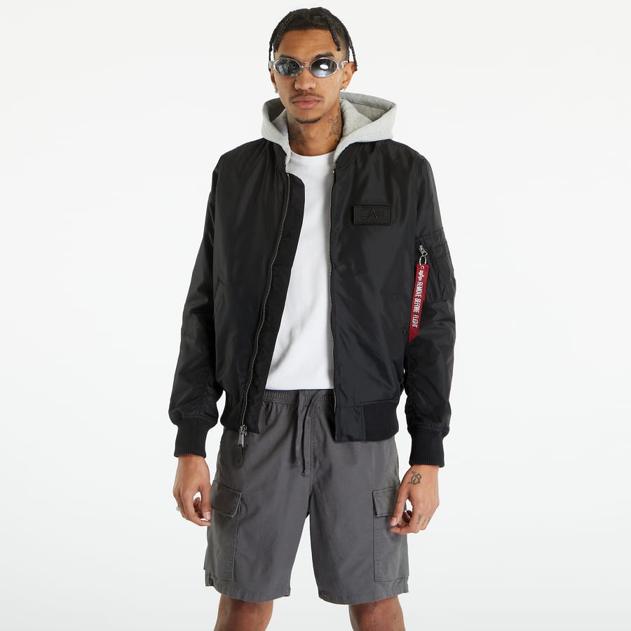 Bomber-takki Alpha Industries MA-1 TT Hood Bomber Jacket Musta | 196108-03, 0