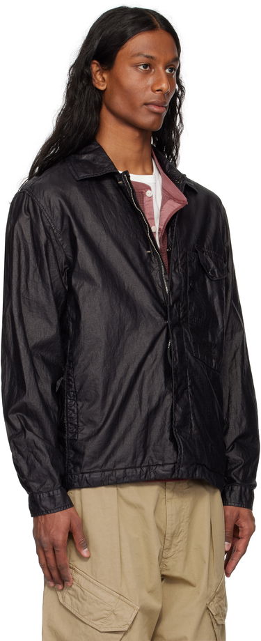 Tuulitakki C.P. Company C.P. Company Lino Wax Overshirt Harmaa | 18CMOS203A-006284G, 4