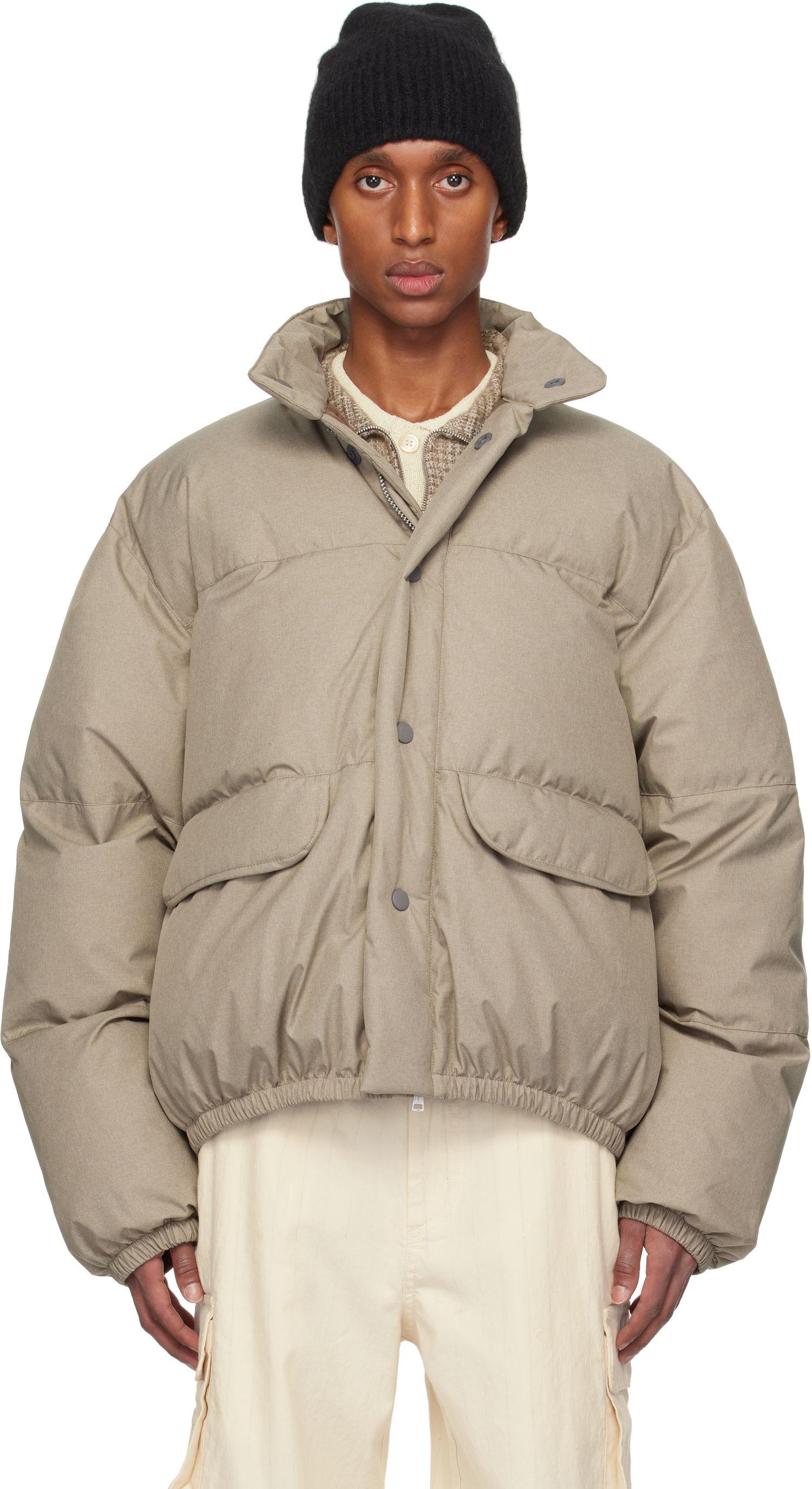 Puffer takki OUR LEGACY Inhale Puffa Jacket Beige | M4241DB, 0