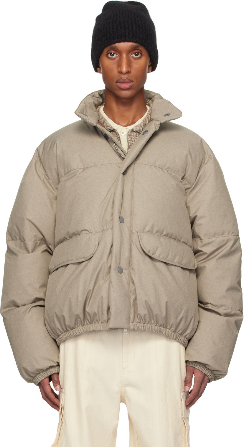 Puffer takki OUR LEGACY Inhale Puffa Jacket Beige | M4241DB