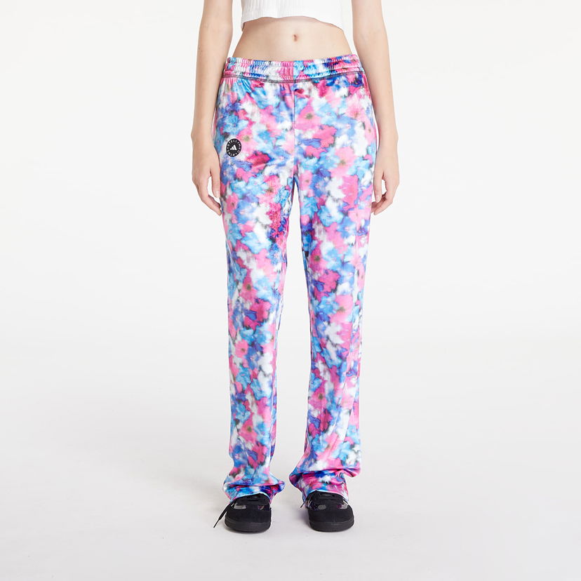 Verryttelyhousut adidas Performance Stella Mccartney x Velours Track Pants Signal Cyan/ Pink/ Clearo Violetti | IW9847