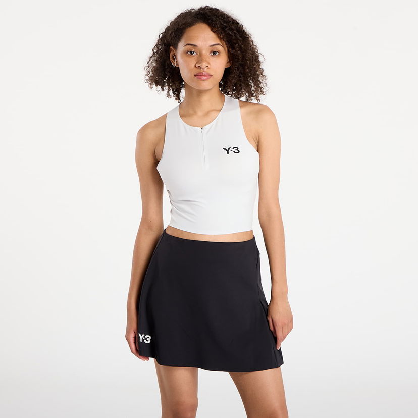 Tankkitoppi Y-3 Y-3 Crop Y-Tank Valkoinen | JM1147