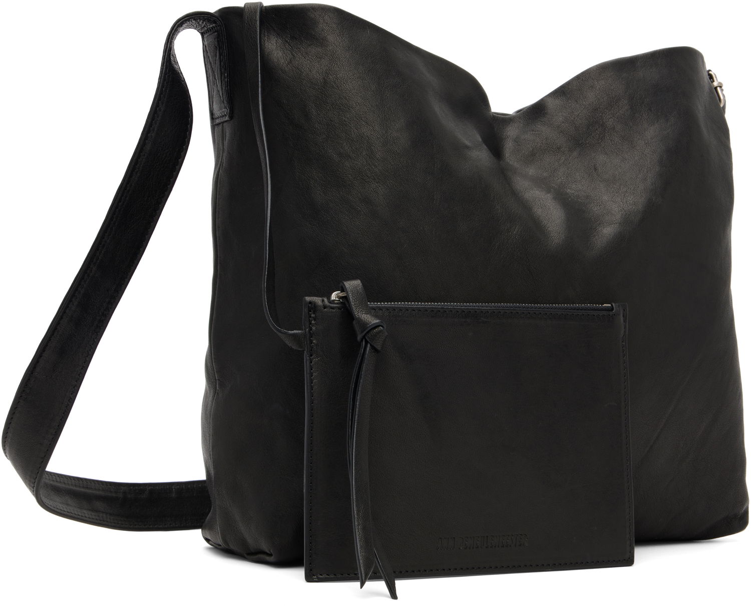 Olkalaukku Ann Demeulemeester Ann Demeulemeester Runa Medium Soft Shoulder Bag Musta | B0012628-LT137-099, 1