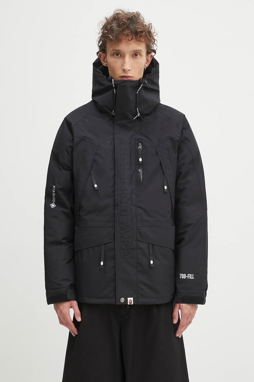 Parka BAPE A Bathing Ape Gore-Tex 700-Fill Snowboard Down Jacket Musta | 1K70144004