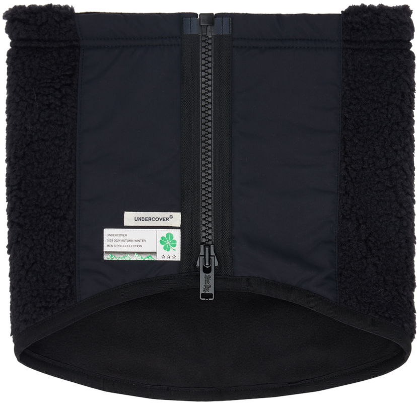 Huivi UNDERCOVER UNDERCOVER Zip Neck Warmer Musta | UP2C4S01