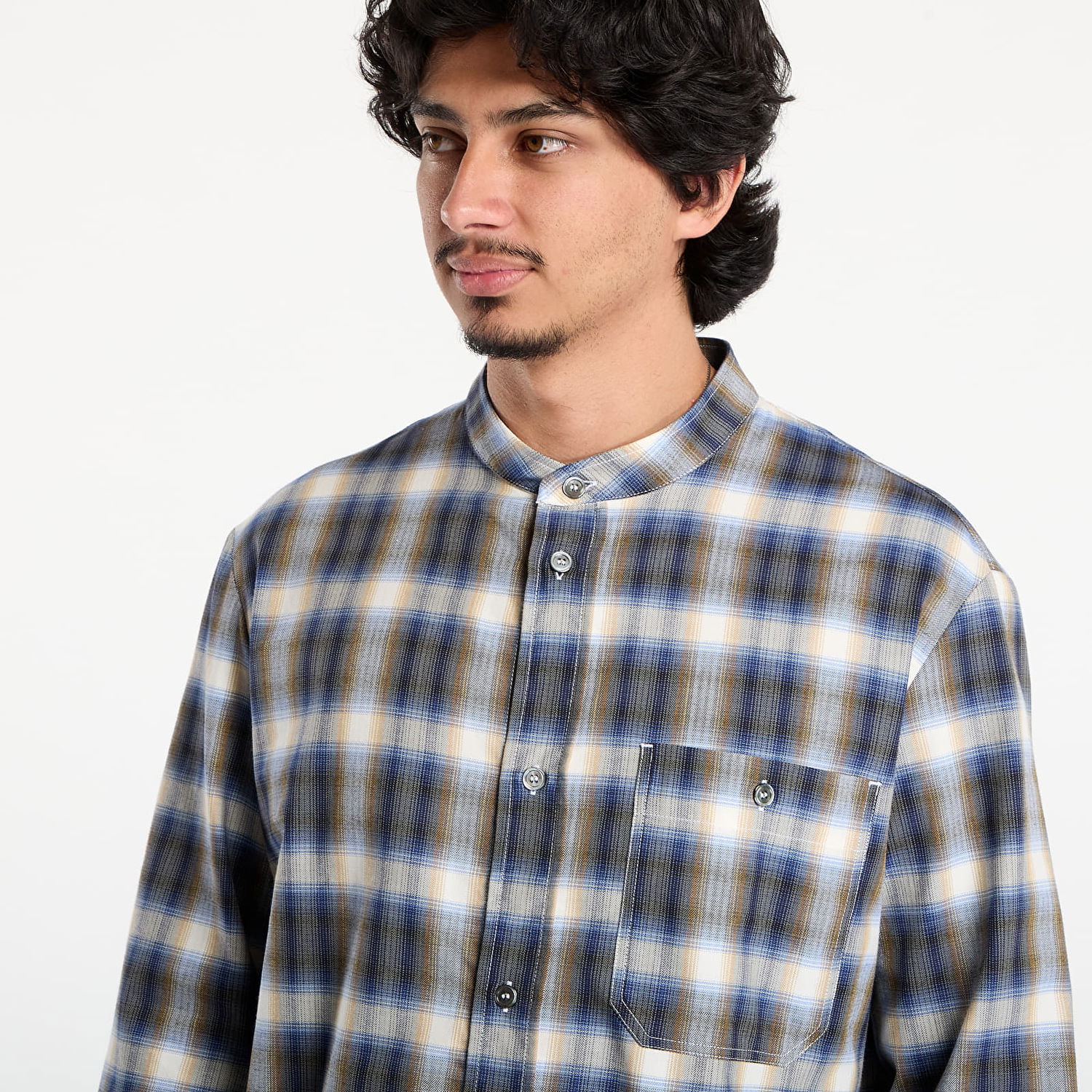 Paita A.P.C. A.P.C. Chemise Thomas Plaid Button-Down Shirt Sininen | COHKJ-H12635 IAA, 1