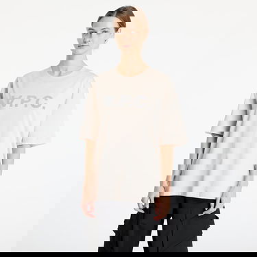 T-paita A.P.C. Oversize Grand T-Shirt Beige | COHBO-M26385 AAE, 1