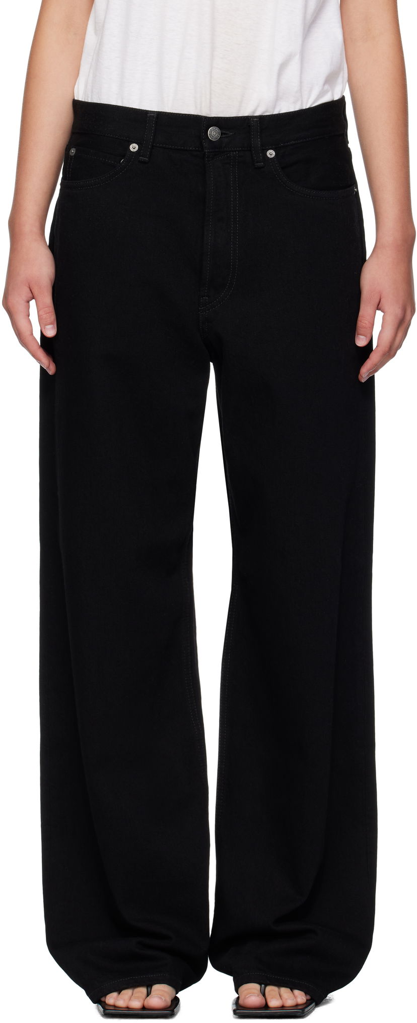 Jeans Acne Studios Acne Studios Loose Fit 1981 Jeans Musta | C00100-