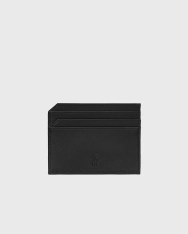 Lompakko Polo by Ralph Lauren Card Case Small Musta | 405963230001, 3