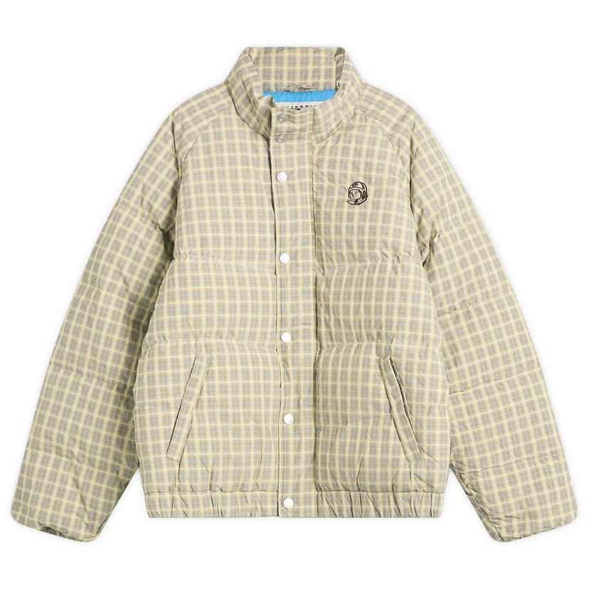 Puffer takki BILLIONAIRE BOYS CLUB Script Nylon Check Puffer Jacket Keltainen | B25311-BRN