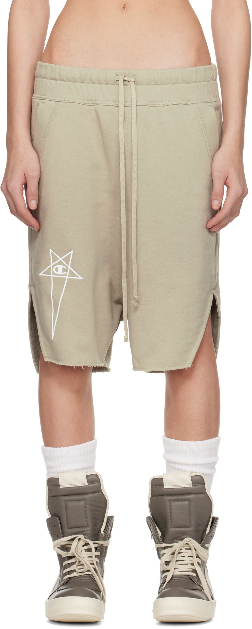 Shortsit Rick Owens Rick Owens Champion Edition Beveled Pods Shorts Vihreä | CW01E1688 CHFE